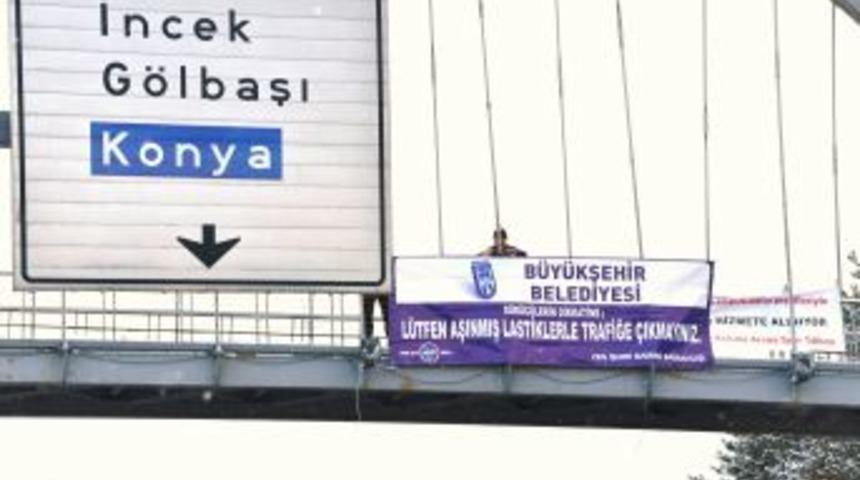 'Kabak Lastikle Trafiğe &Ccedil;ıkmayın' Uyarısı