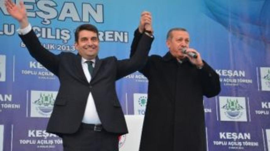 Başbakan Erdoğan Trakya Turunun Son Durağı Keşan'da