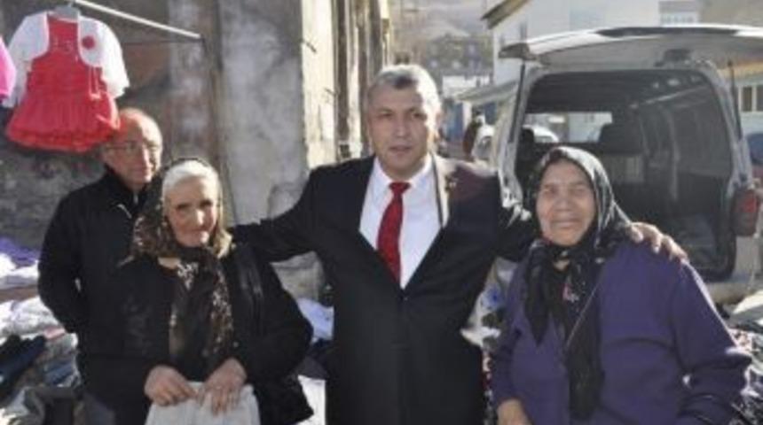 Mhp B&uuml;y&uuml;kşehir Adayı Mustafa &Ouml;zsoy&rsquo;un İl&ccedil;e Ziyaretleri Pınarbaşı İle Devam Etti