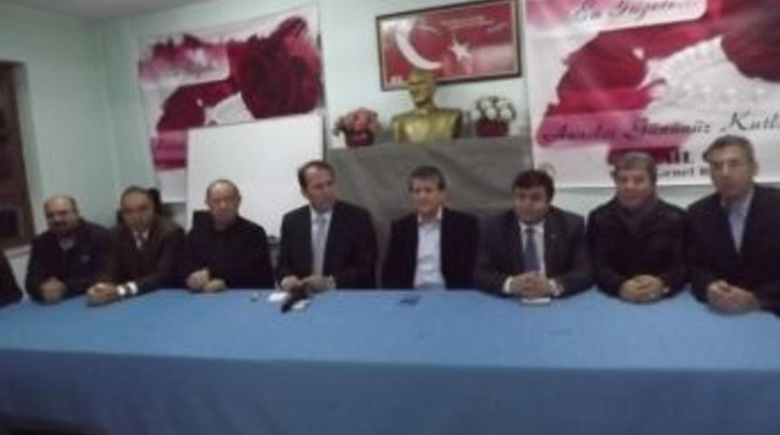 Ak Parti B&uuml;y&uuml;kşehir Başkan Adayı Karacan Esip'i Ziyaret Etti