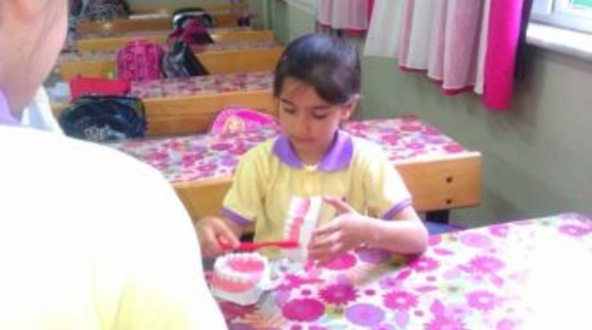 Okullarda Koruyucu Ağız Diş Sağlığı Eğitim &Ccedil;alışmaları Başladı