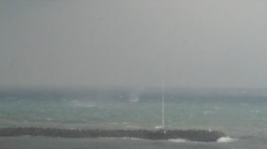 Denizde Oluşan Hortum Kameralara Yansıdı