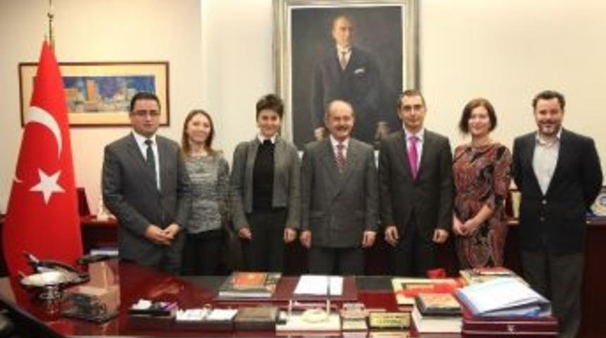 Ab M&uuml;staşarı Fantaroni Başkan B&uuml;y&uuml;kerşen&rsquo;i Ziyaret Etti