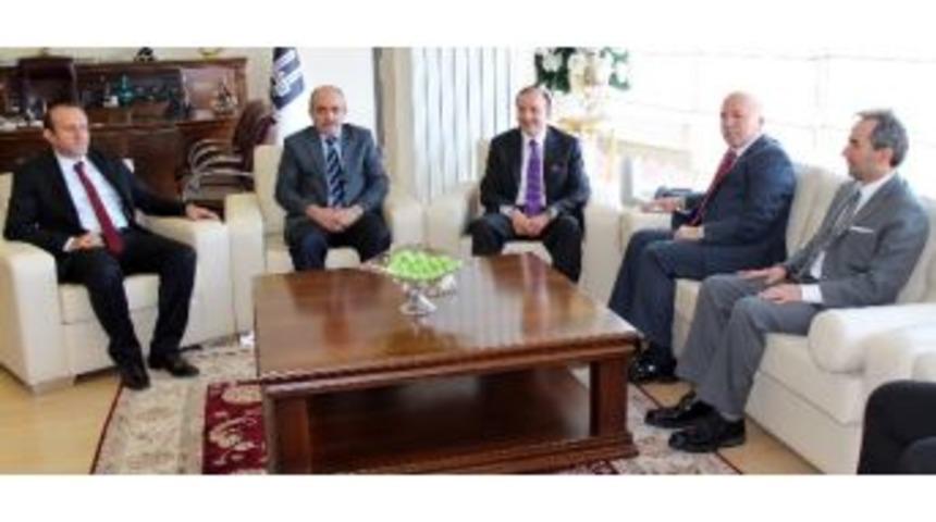 Mehmet Sekmen, Başkan K&uuml;&ccedil;&uuml;kler`i Ziyaret Etti