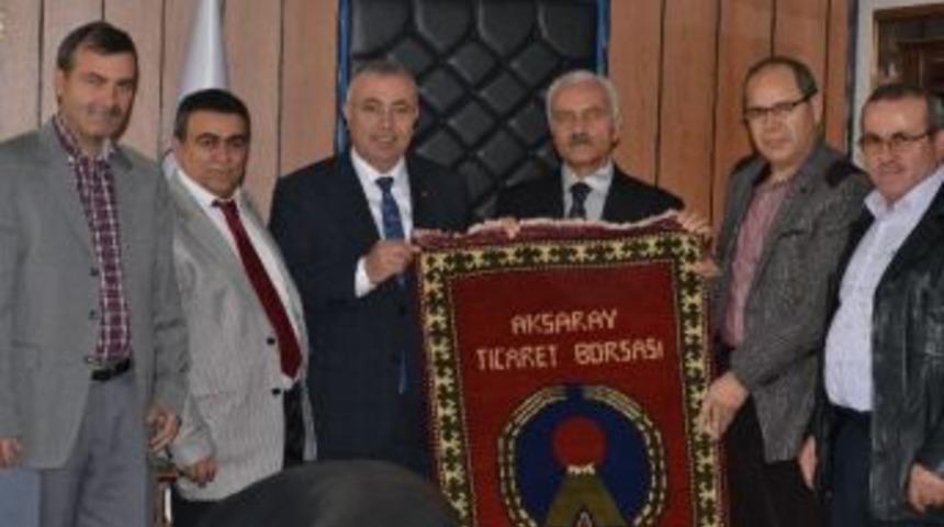 Aksaray Ticaret Borsası&rsquo;ndan Defterdara Ziyaret
