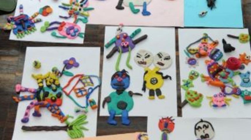 Altındağlı &Ccedil;ocuklar &Ccedil;izgi Film Dersinde