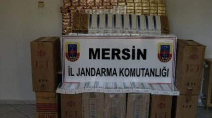Mersin'de Ka&ccedil;ak Sigara Operasyonu