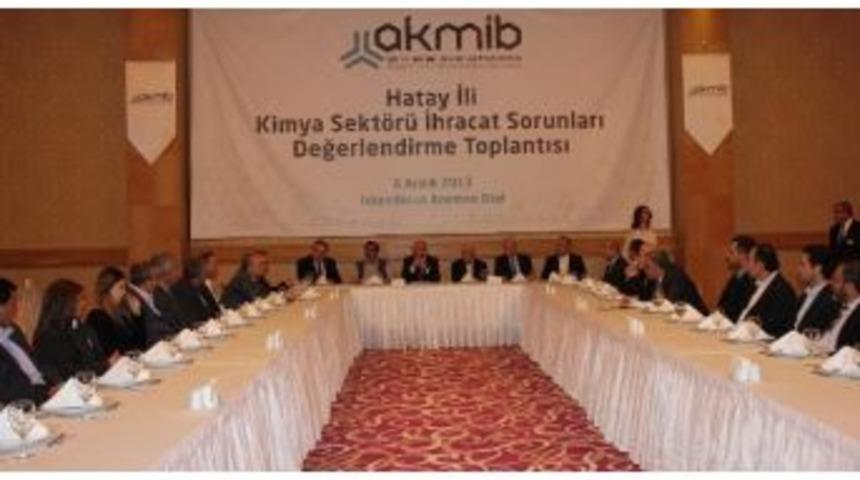 Hatay&rsquo;da Kimya Sekt&ouml;r&uuml;n&uuml;n Sorunları Ele Alındı