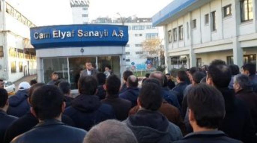 Kocaeli&rsquo;de Cam Elyaf İş&ccedil;ileri 'eyleme Devam' Dedi