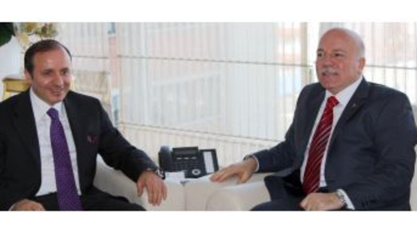 Başkan Adayı Mehmet Sekmen'den, Başkan K&uuml;&ccedil;&uuml;kler`e Ziyaret