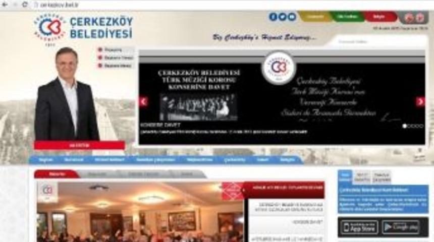 &Ccedil;erkezk&ouml;y Belediyesi Web Sitesini Yeniliyor