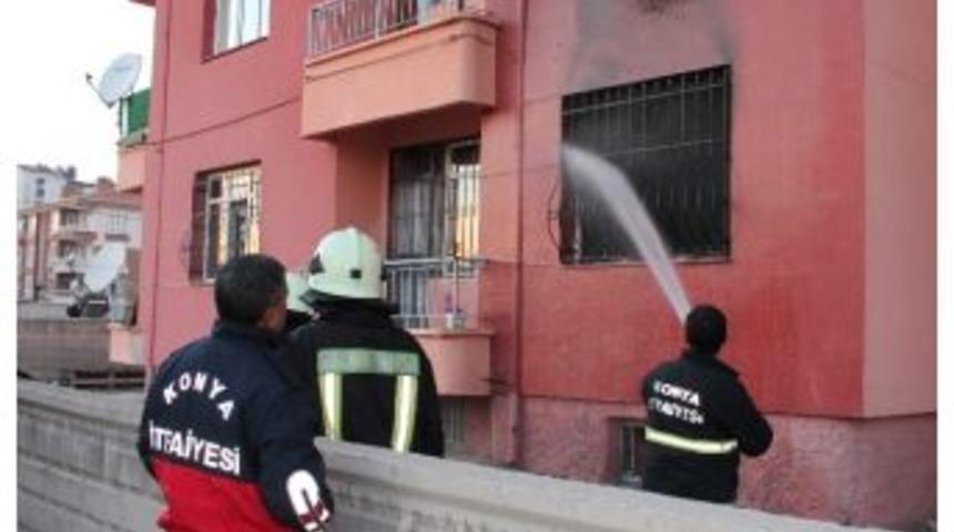 Evde &Ccedil;ıkan Yangında 6 Kişi Zehirlendi