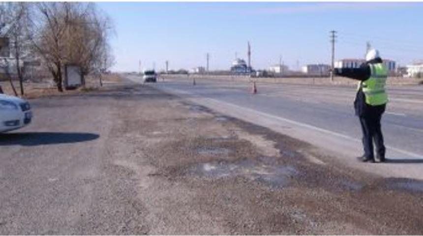 Aksaray&rsquo;da Kış Lastiği Uygulaması