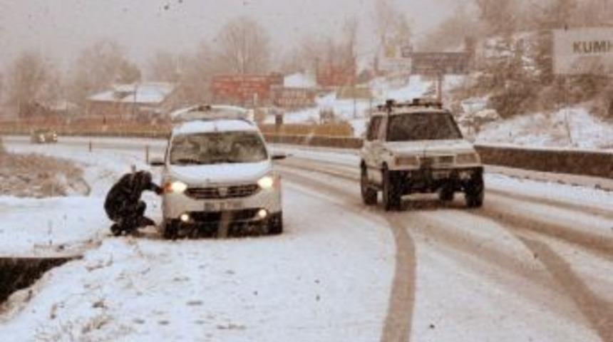 Bolu Dağı'nda Tır'ların Ge&ccedil;işine İzin Yok