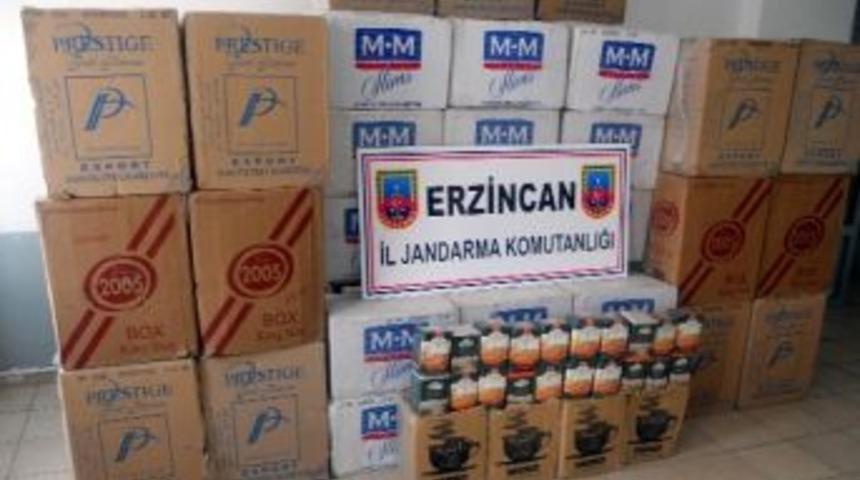 Jandarma&rsquo;dan Ka&ccedil;ak Sigara Ve &Ccedil;ay Operasyonu