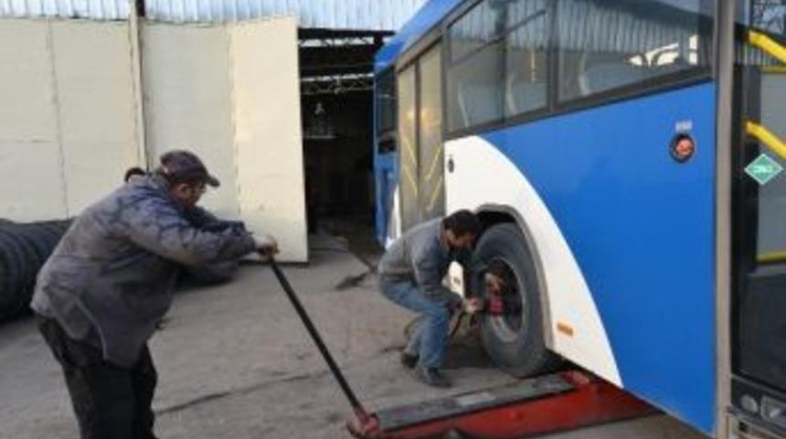 Ego Otob&uuml;sleri De Kışa Hazır