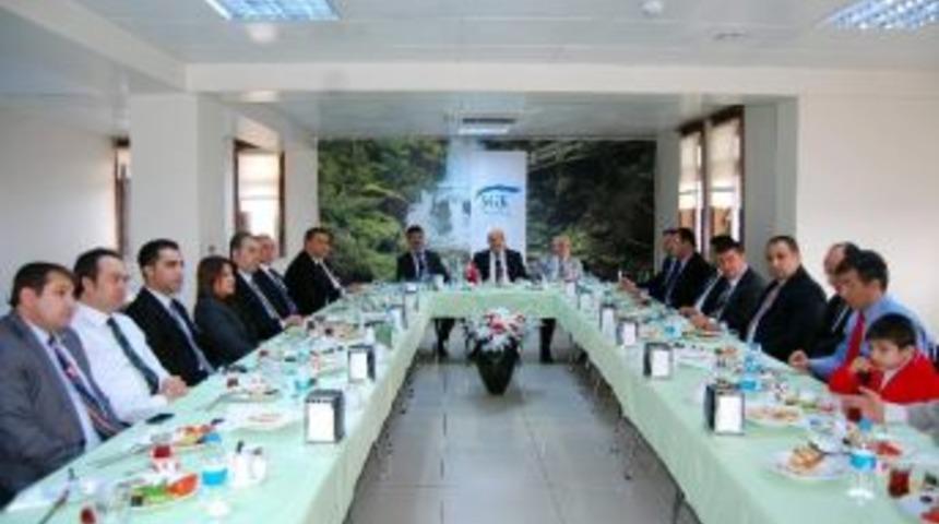 Sgk M&uuml;d&uuml;r&uuml; Eker, Banka M&uuml;d&uuml;rleriyle Bir Araya Geldi