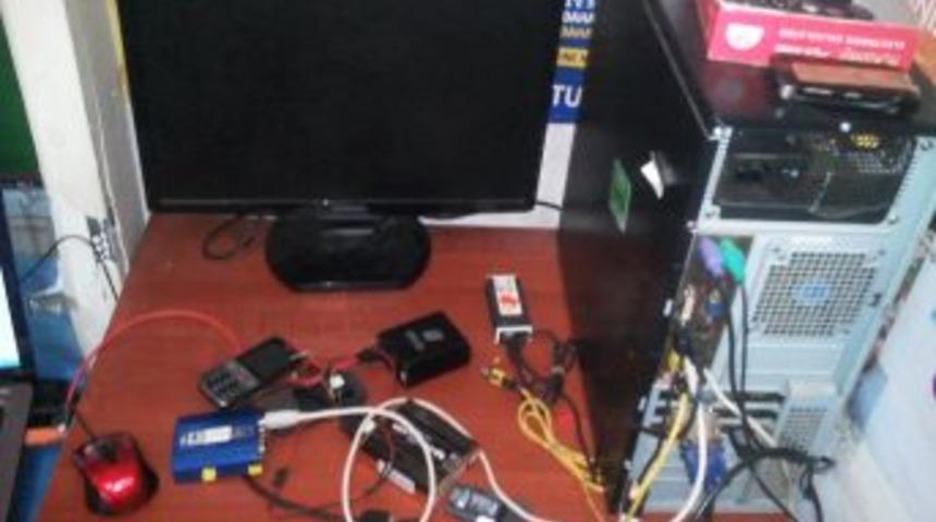 Aksaray&rsquo;da Ka&ccedil;ak Telefon Operasyonu