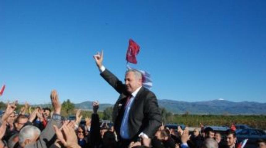 Mhp Adayı Toksoy'a D&ouml;rtyol'da Coşkulu Karşılama