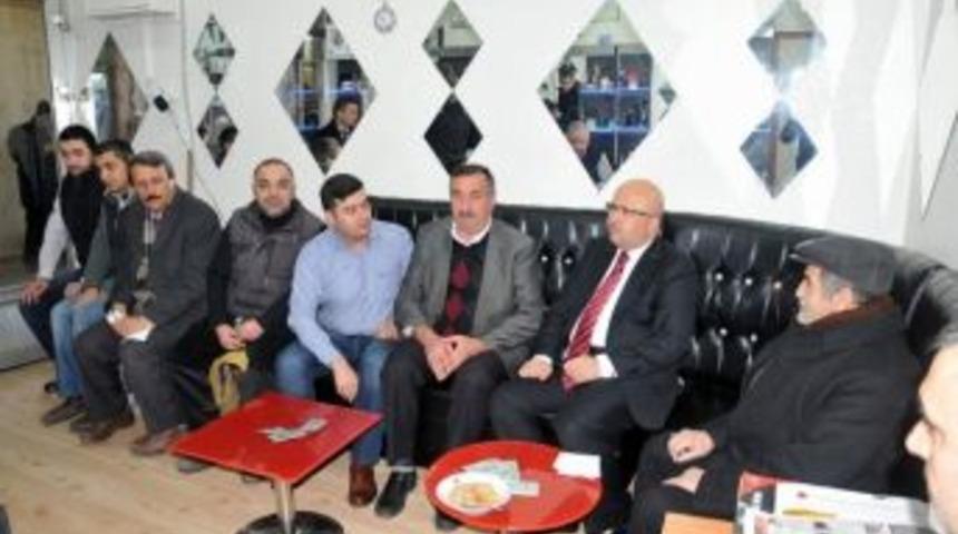 Başkan &Ccedil;oban Beberler &Ccedil;arşısı Esnafını Ziyaret Etti