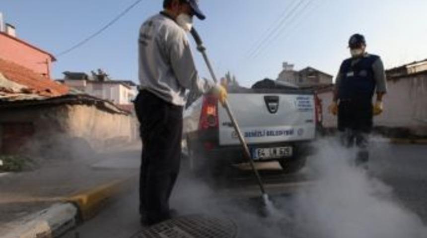 Denizli Belediyesi Haşere M&uuml;cadele &Ccedil;alışmalarına Başladı
