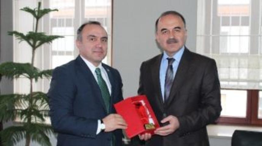 Arnavutluk B&uuml;y&uuml;kel&ccedil;isi Mu&ccedil;aj, Vali Erol&rsquo;u Ziyaret Etti