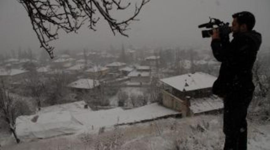 Denizli&rsquo;de Kar Yağışı