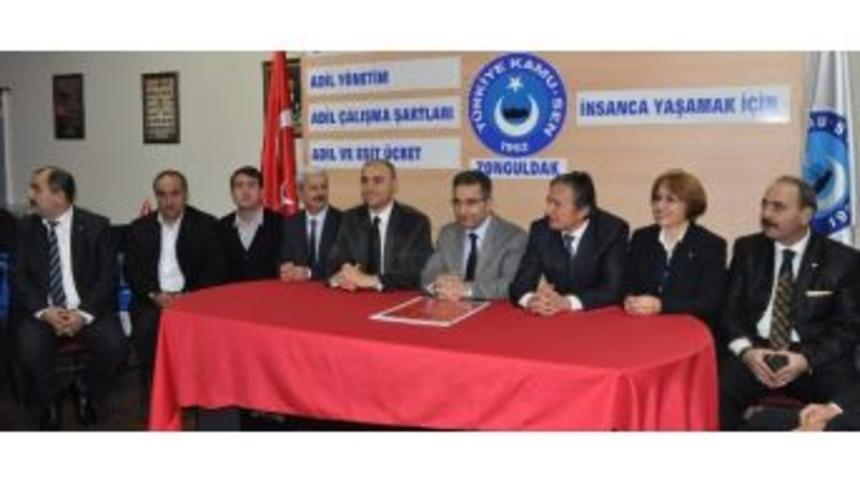 Gülay’dan, Kamu-sen Başkanı Bacıoğlu’na Ziyaret