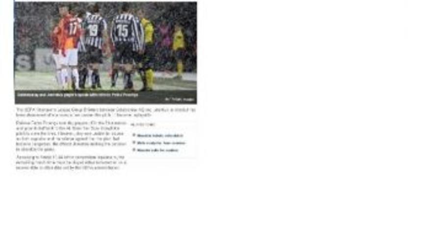 Galatasaray - Juventus Ma&ccedil;ının Ertelenmesi Uefa&rsquo;nın G&uuml;ndeminde