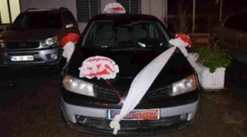 Gelin Arabasıyla Mazot Hırsızlığı