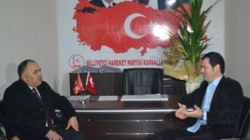 Ak Parti Kapaklı İl&ccedil;e Teşkilatından, Mhp İl&ccedil;e Teşkilatına Ziyaret