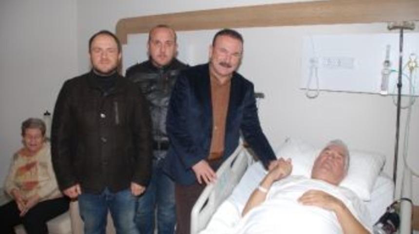 Başkan Doğan Hasta Ziyaretlerini S&uuml;rd&uuml;r&uuml;yor