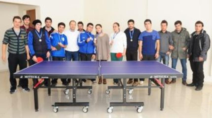 Et&uuml;&rsquo;de Masa Tenisi Turnuvası D&uuml;zenlendi