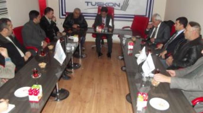 ERSİAD Başkanı, Ticaret Odası Başkanı Ve &Uuml;yelerini Kabul Etti