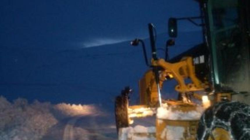 Ağrı&rsquo;da Karla M&uuml;cadele &Ccedil;alışması