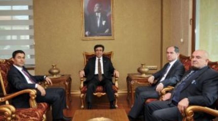 Sever'den Vali G&uuml;zeloğlu'na Ziyaret