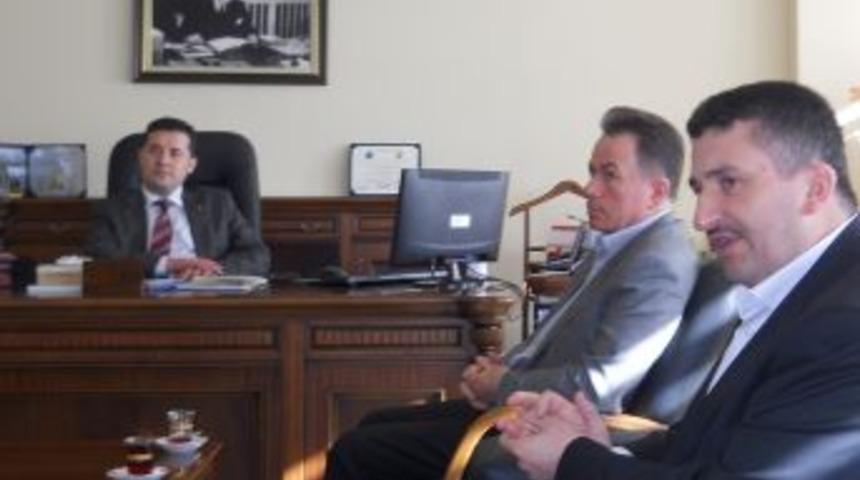 Kaymakam Ballı, SAGİAD'ı Ağırladı