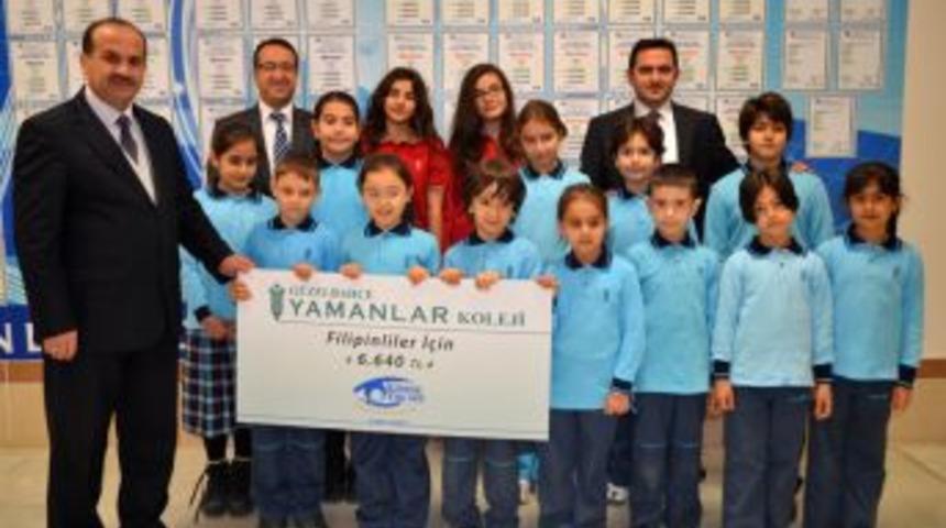 Yamanlar'ın Minikleri Har&ccedil;lıklarını Filipinli Tayfunzedelere G&ouml;nderdi