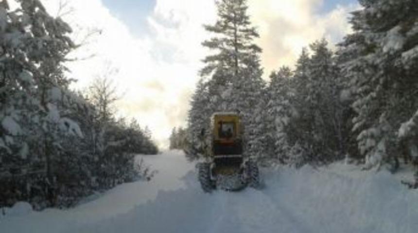 Azdavay&rsquo;da Eğitime Kar Engeli Devam Ediyor