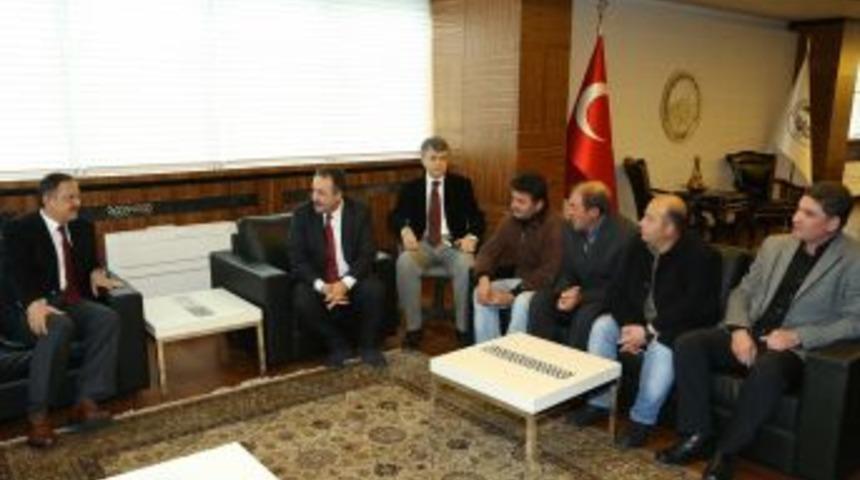 Kayseri'deki Spor Adamlarından &Ouml;zhaseki'ye &Ouml;vg&uuml;