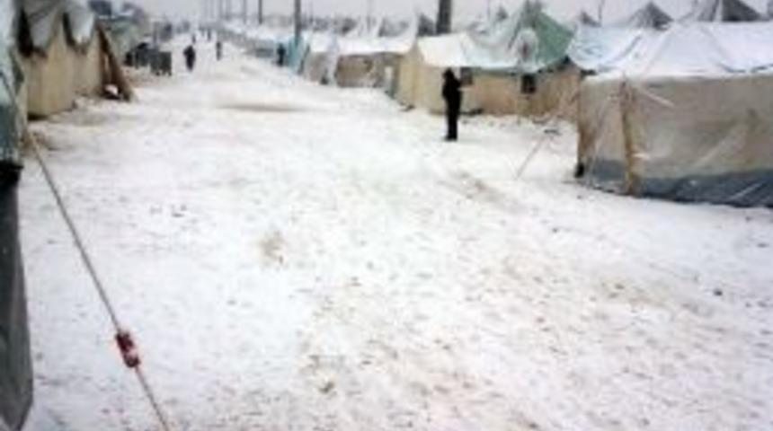 Mülteci Çocukların Kar Sevinci