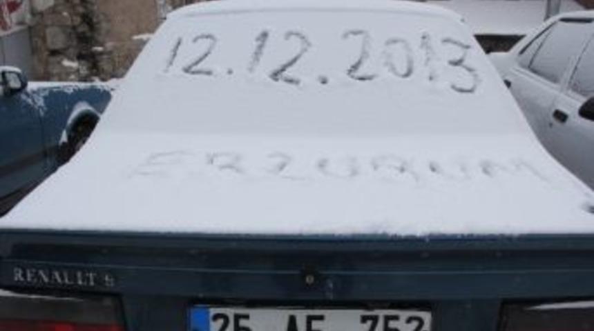 Erzurum&rsquo;da Kar Ve Soğuk Hava Hayatı Olumsuz Y&ouml;nde Etkiliyor