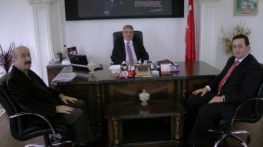 Mhp Başkan Adayı Okan Yanmaz, Kaymakam Aykut Pekmez'i Ziyaret Etti