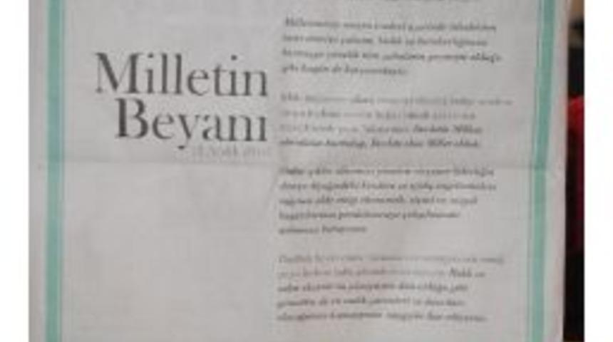 Stk&rsquo;lardan Ortak Bildiri