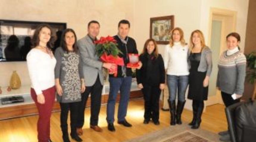 Okul Aile Birliğinden Başkan Kocadon&rsquo;a Hem Ziyaret Hem Davet
