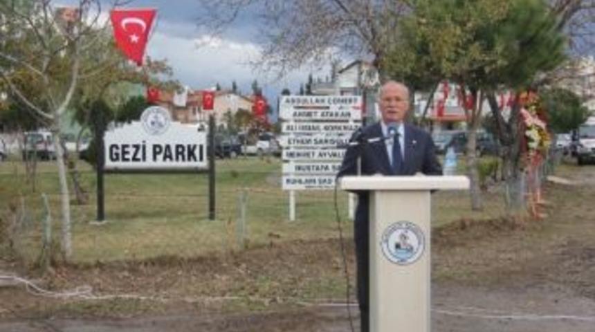 Burhaniye&rsquo;de Park A&ccedil;ılışı