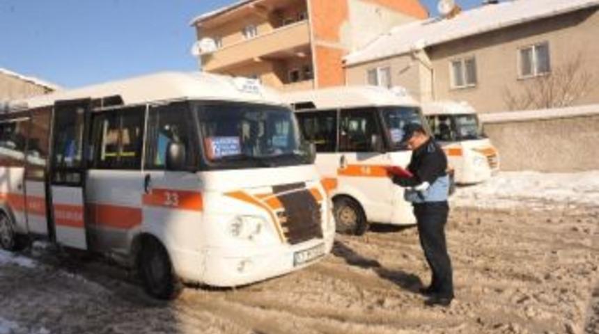 Dolmuşlara Kış Denetimi