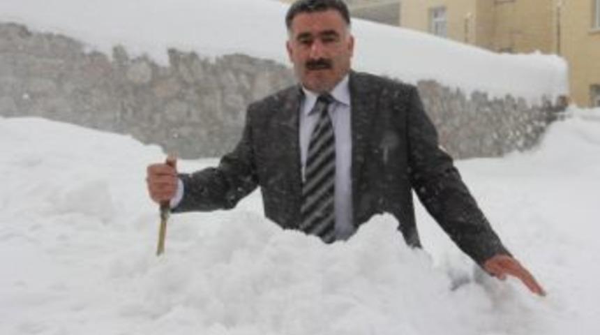 (&ouml;zel Haber) Hakkari&rsquo;de Kar &Ouml;l&ccedil;&uuml;m &Ccedil;alışması