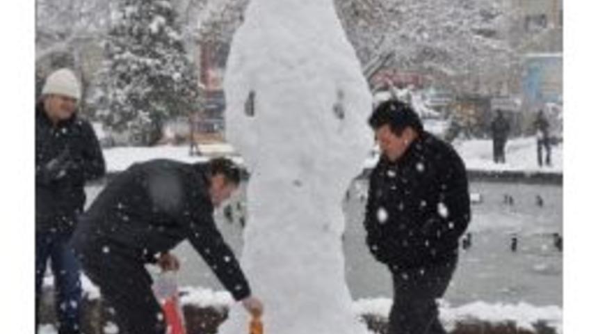 Erbaa'da Kar Keyfi