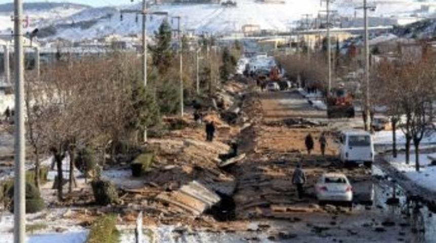 Gaziantep'teki Doğalgaz Patlaması Mobese Kamerasına Yansıdı
